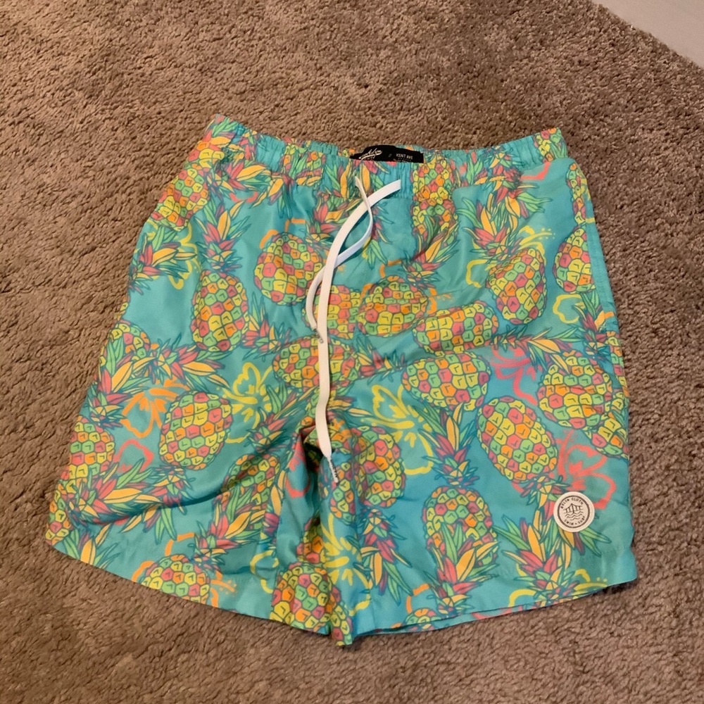 Fun Pineapple Swim Trunks